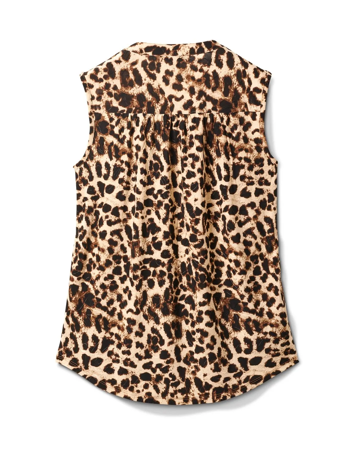 Animal Sleeveless Knit Popover