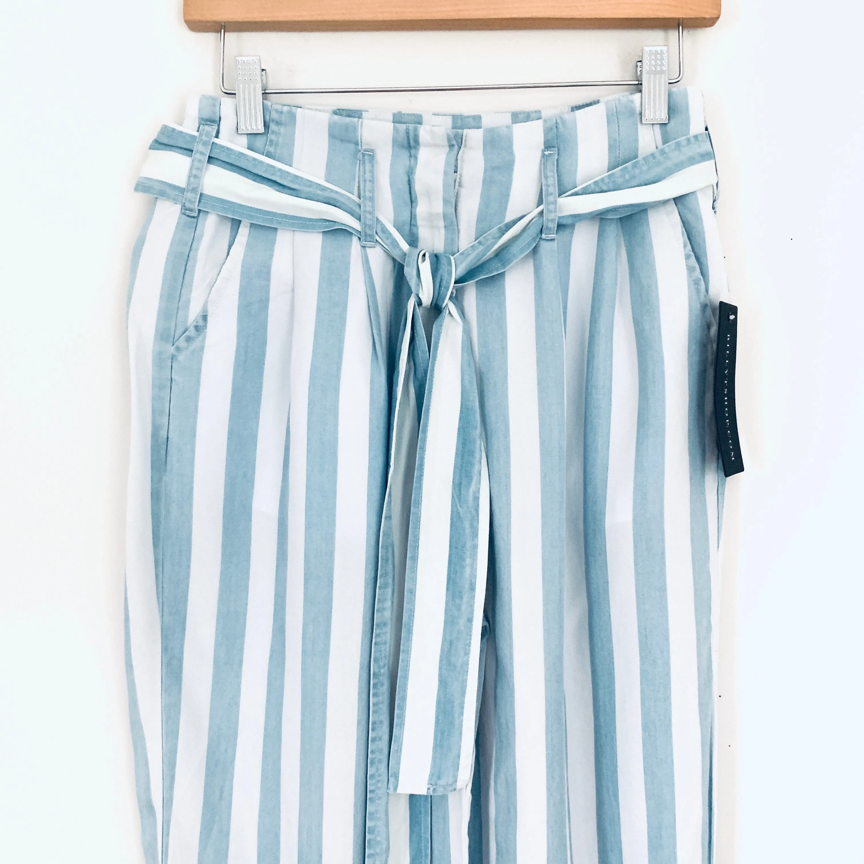 Billy T Striped Paperbag Waist Pants NWT- Size XS (Inseam 30")