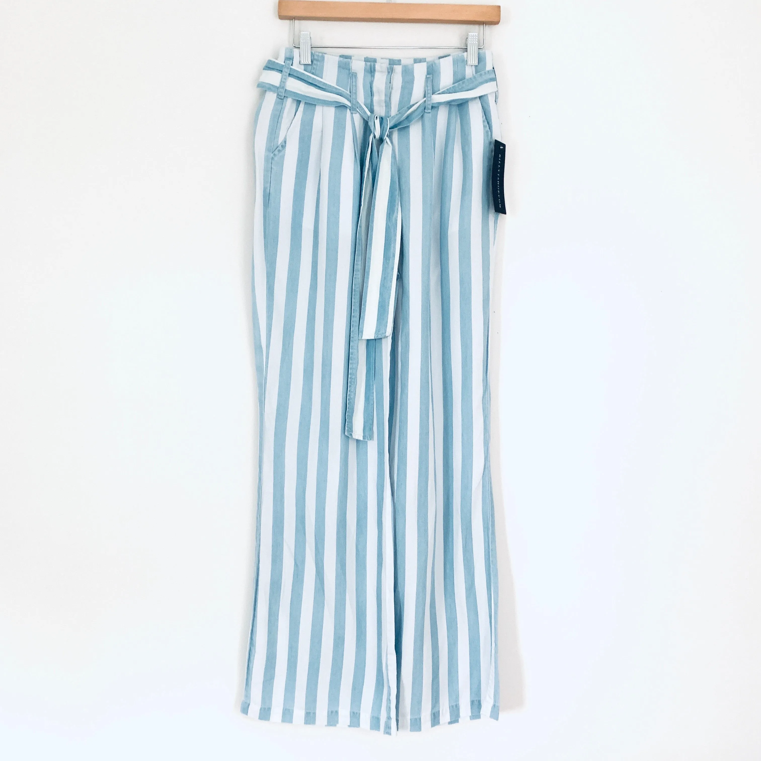 Billy T Striped Paperbag Waist Pants NWT- Size XS (Inseam 30")