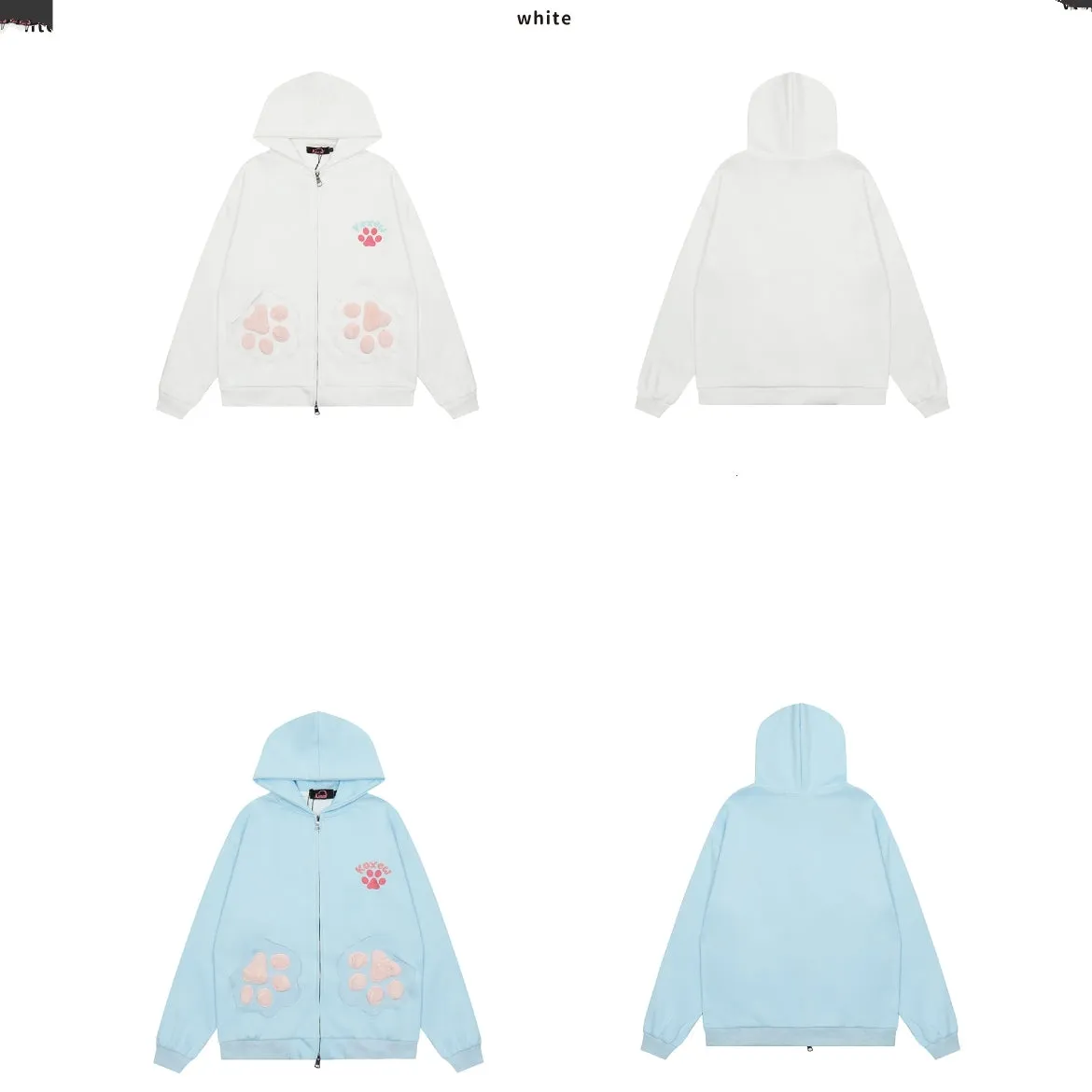 Kawaii Sweet Style Cat Claw Hooded Coat