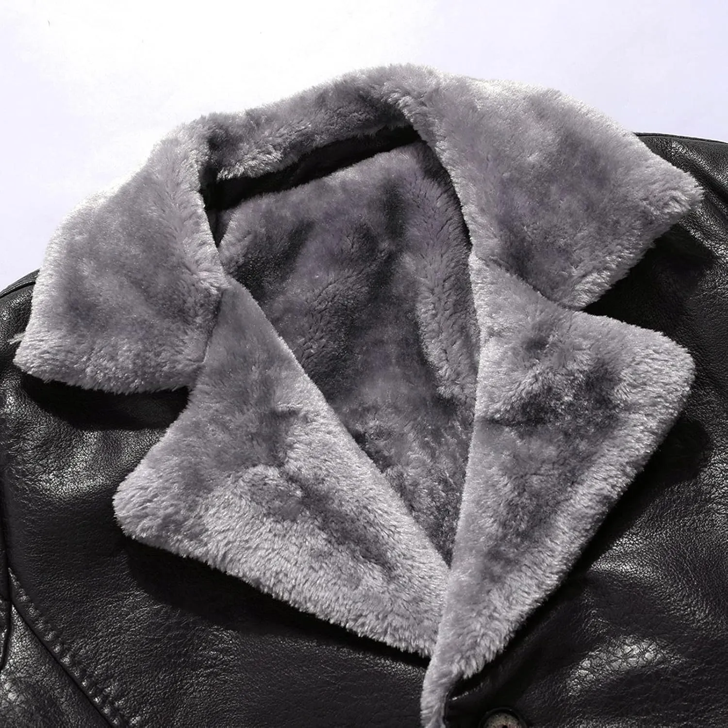LCMTWX Mens Jackets Cardigan Coat Solid Color Buttons Coat Jacket Wool Long Sleeve Warm Coat Turn-down Collar Coat Men's