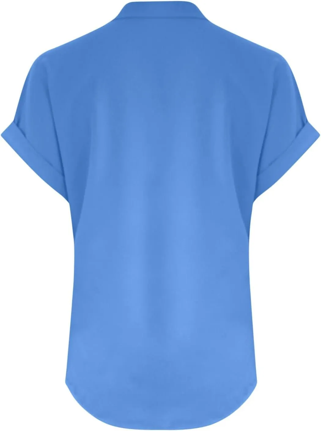 Linen Top for Women Plus Size Button Down Shirts Rolled Short Sleeve Blouse Cotton V Neck T Shirt Summer Travel Tees