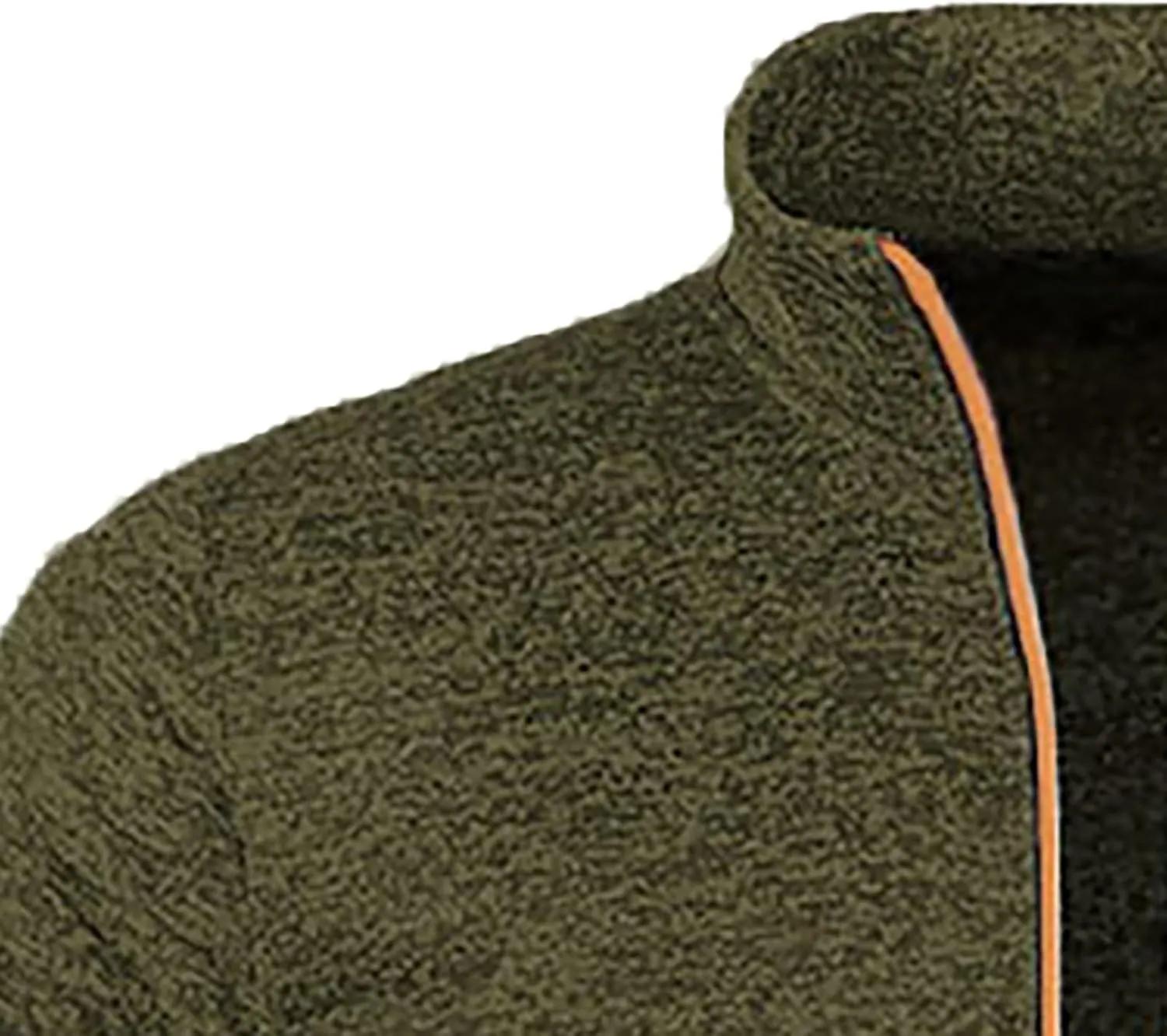 Men's 2024 Long Sleeve Cardigan Sweaters Big and Tall Coats Full Zip Up Stand Collar Knitted Jackets with Pockets