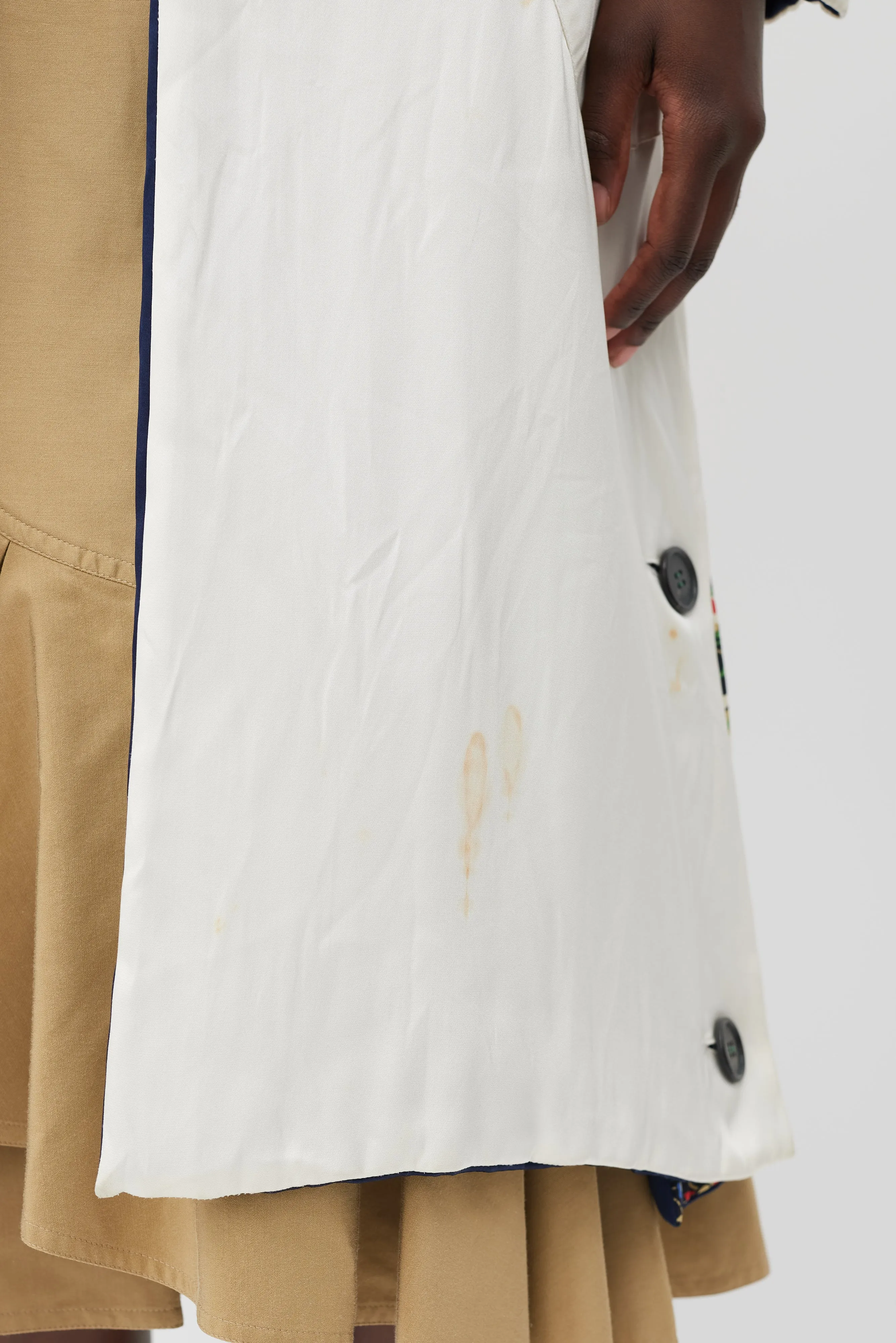 Navy & Multicolour Modular Reversible Coat