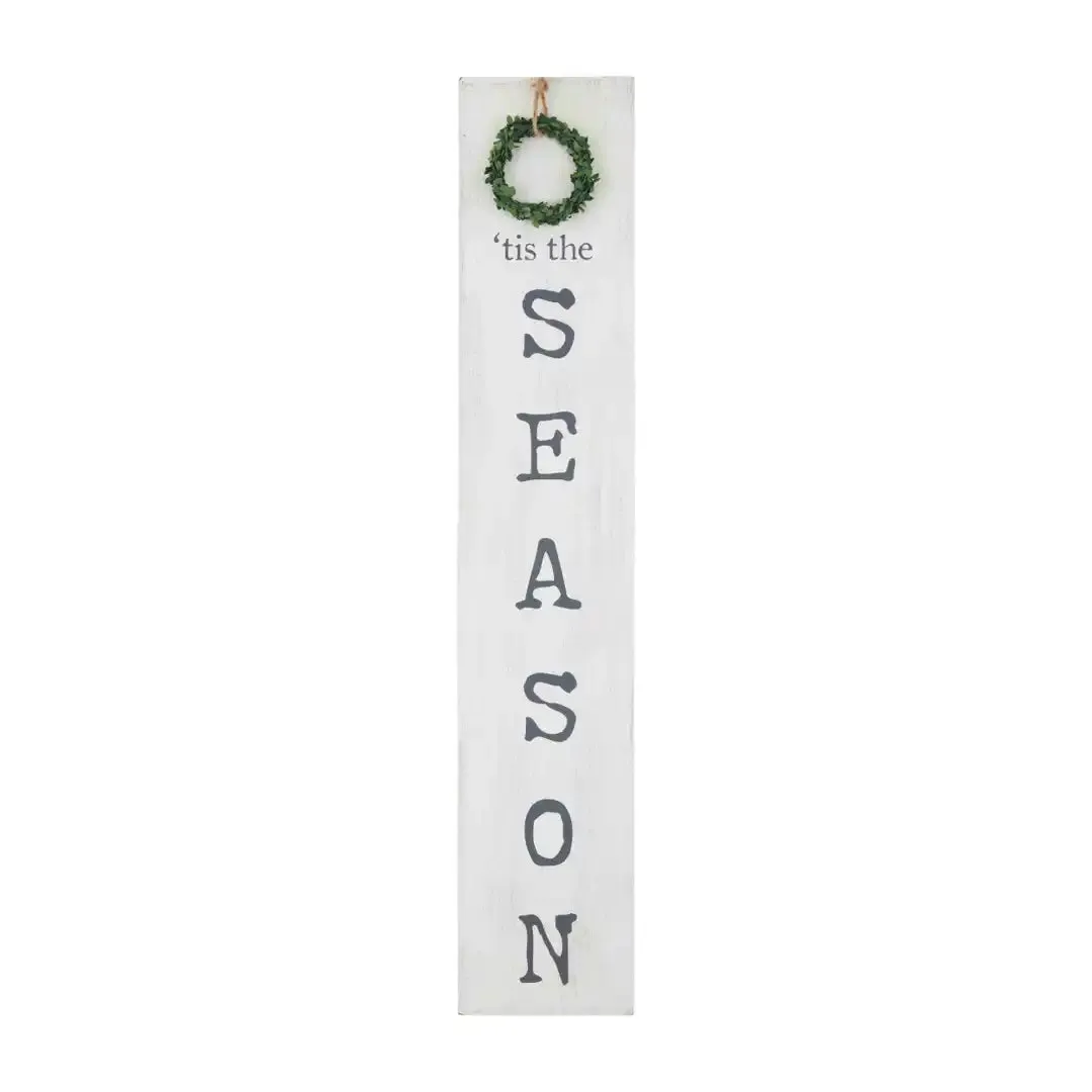 Reversible Wreath Porch Sign