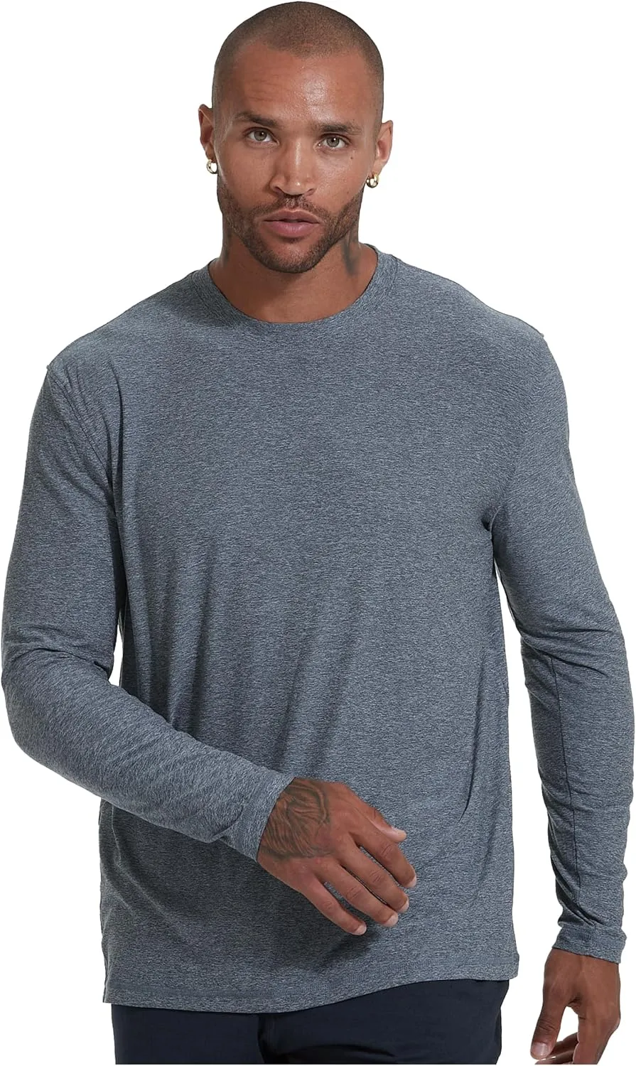 True Classic Workout Shirts for Men - Athletic Tops & Gym Shirts for Men, Quick-Dry Mens Workout Shirt