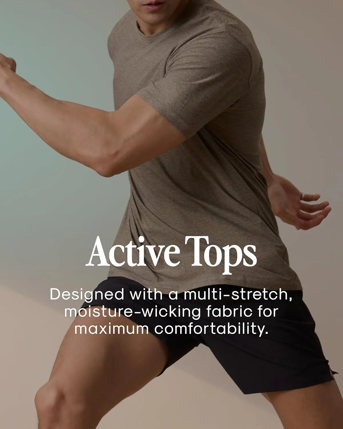 True Classic Workout Shirts for Men - Athletic Tops & Gym Shirts for Men, Quick-Dry Mens Workout Shirt