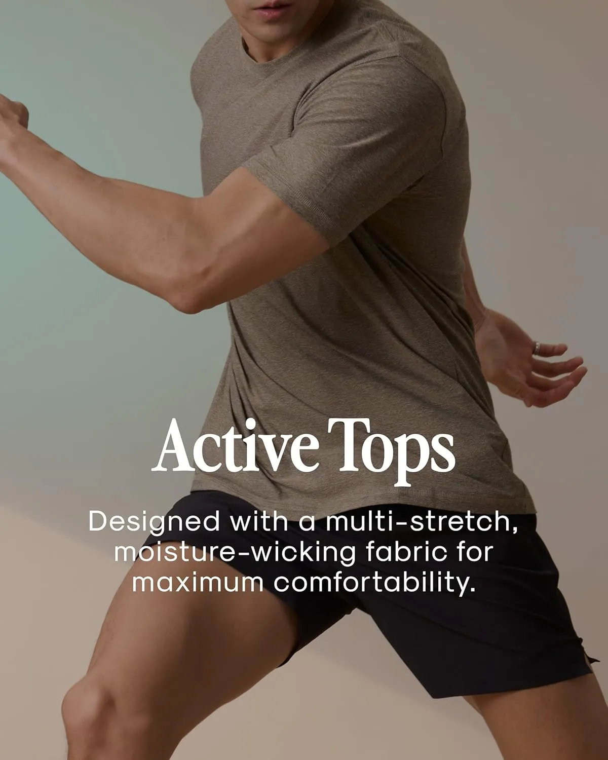 True Classic Workout Shirts for Men - Athletic Tops & Gym Shirts for Men, Quick-Dry Mens Workout Shirt