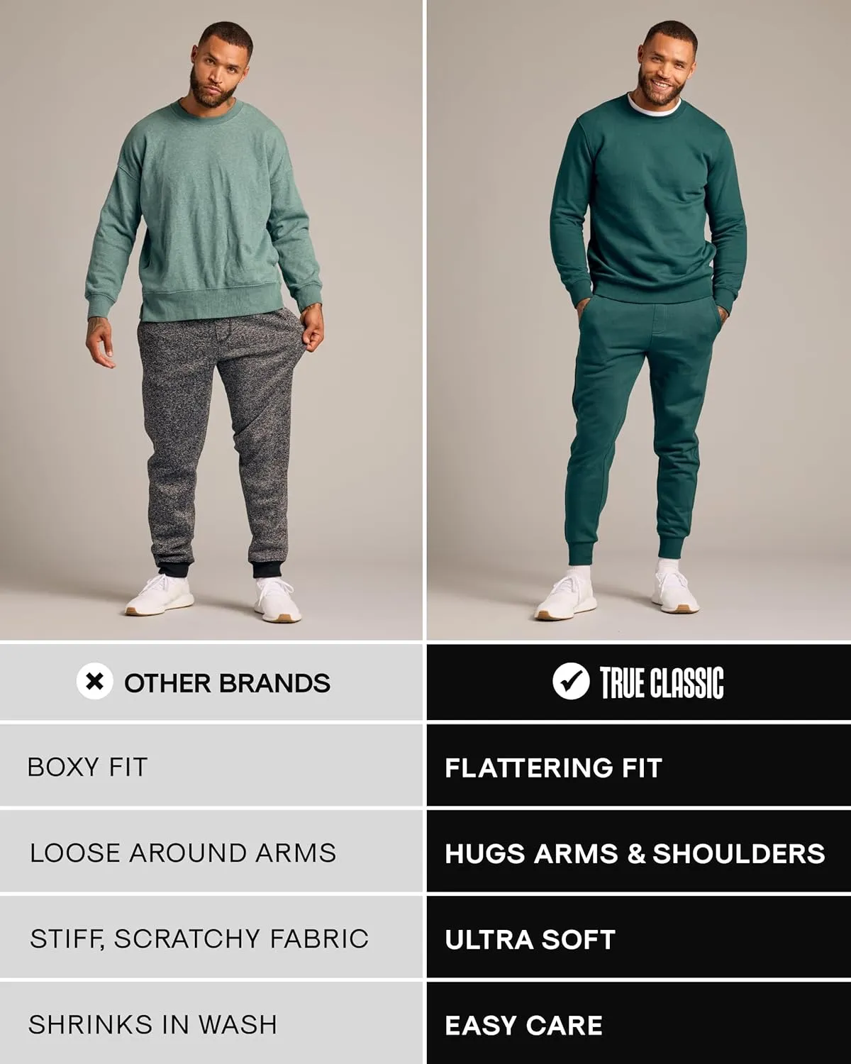 True Classic Workout Shirts for Men - Athletic Tops & Gym Shirts for Men, Quick-Dry Mens Workout Shirt