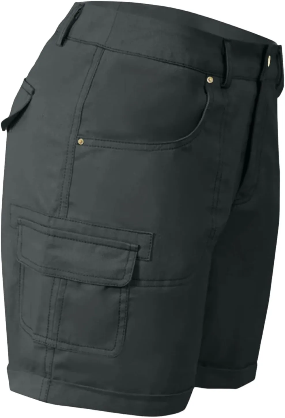 Women's Cargo Bermuda Shorts 2025 Summer High Waisted Casual Trendy Hiking Shorts Pull On Beach Outdoor Pants