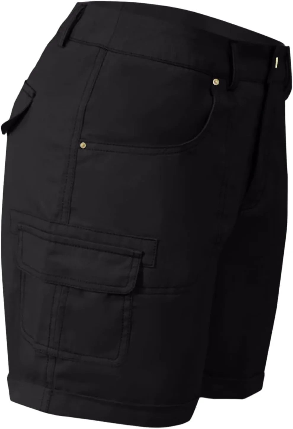 Women's Cargo Bermuda Shorts 2025 Summer High Waisted Casual Trendy Hiking Shorts Pull On Beach Outdoor Pants