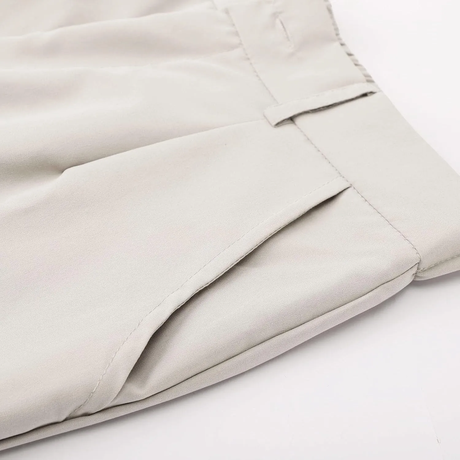 Womens Hiking Wide Leg Cargo Pants Lightweight Quick Dry Outdoor High Waisted Buttons Workout Pants with Pockets